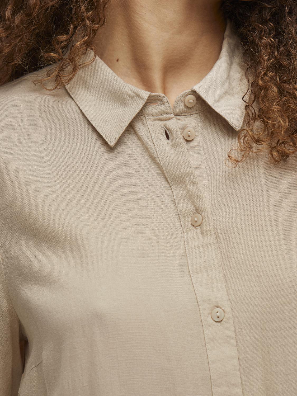 VIPRICIL Shirt - Feather Gray - VERO MODA & VILA Bergvik